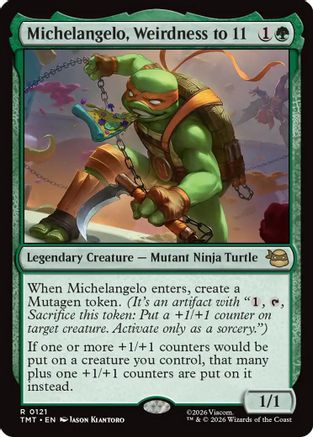 Michelangelo, Weirdness to 11  [Teenage Mutant Ninja Turtles] Foil