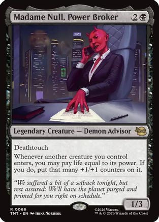 Madame Null, Power Broker  [Teenage Mutant Ninja Turtles] Foil