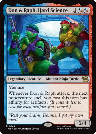 Don & Raph, Hard Science  [Teenage Mutant Ninja Turtles]