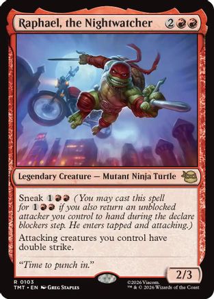 Raphael, the Nightwatcher  [Teenage Mutant Ninja Turtles] Foil