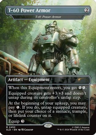 T-60 Power Armor - T-45 Power Armor  [Secret Lair Drop Series]