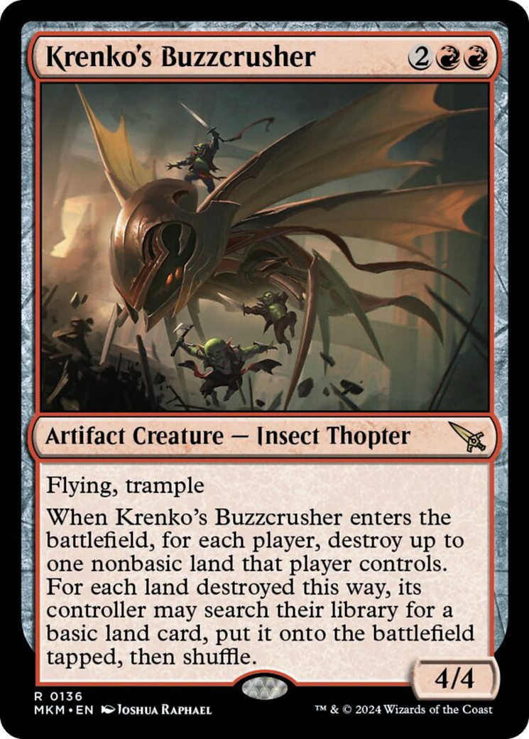 Krenko's Buzzcrusher [Murders at Karlov Manor] Foil