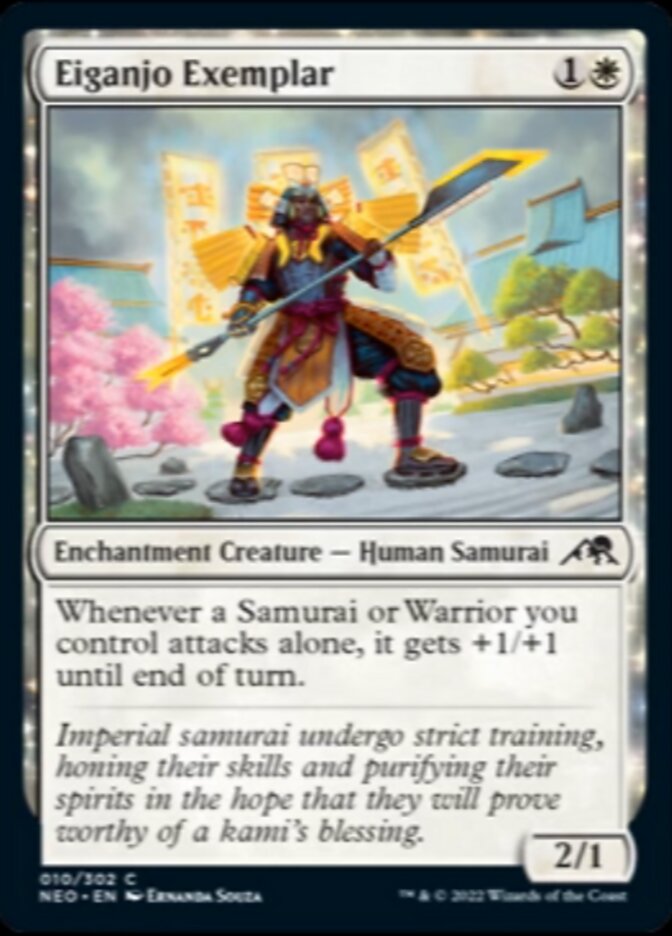 Eiganjo Exemplar [Kamigawa: Neon Dynasty] Foil