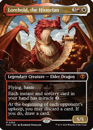 Lorehold, the Historian (Borderless)  [Secrets of Strixhaven]
