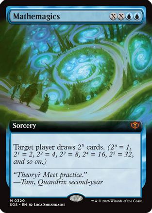 Mathemagics (Extended Art)  [Secrets of Strixhaven] Foil
