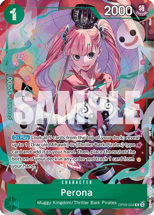 Perona - OP09-034 (OP09-034) - [Extra Booster: One Piece Heroines Edition] Foil