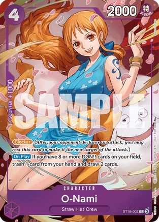 O-Nami - ST18-002 (ST18-002) - [Extra Booster: One Piece Heroines Edition] Foil