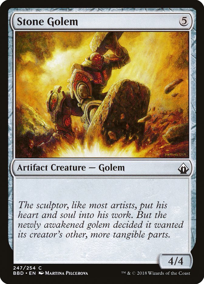 Stone Golem [Battlebond] Foil