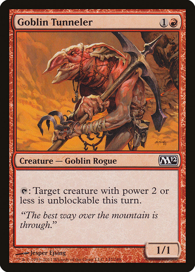 Goblin Tunneler [Magic 2012] Foil