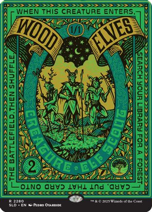 Wood Elves (2280)  [Secret Lair Drop Series]
