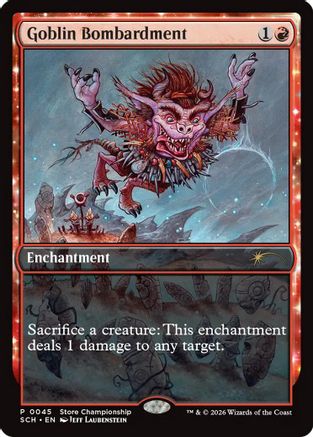 Goblin Bombardment  [Game Day & Store Championship Promos]