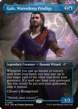 Gale, Waterdeep Prodigy  [Secret Lair Drop Series]