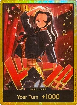 DON!! Card (Nico Robin) (Gold) - [Extra Booster: One Piece Heroines Edition] Foil