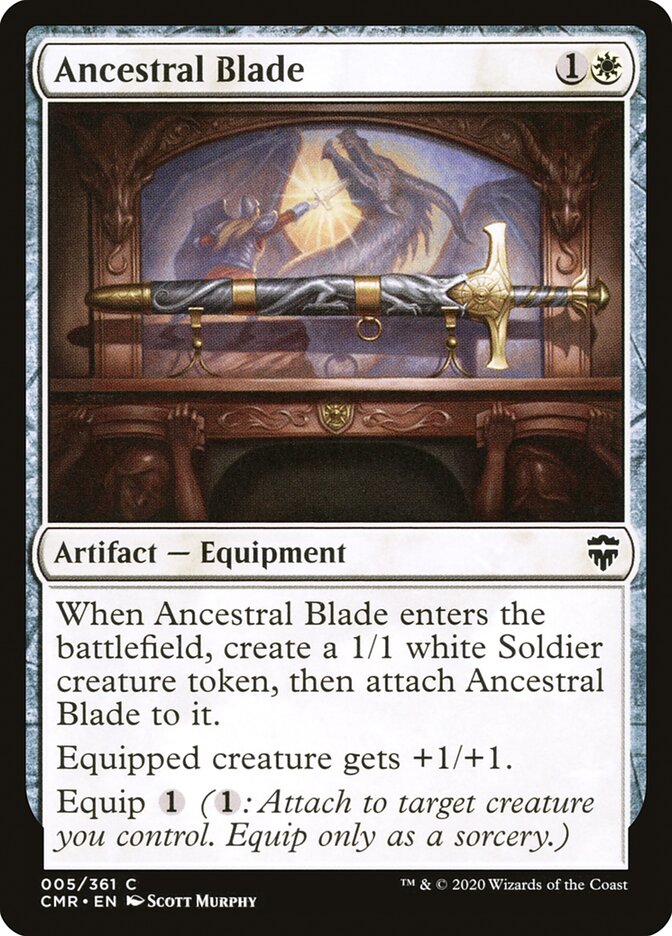Ancestral Blade [Commander Legends] Foil