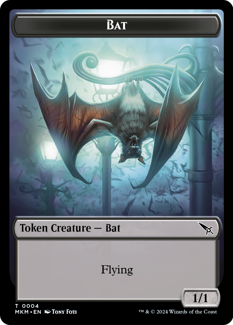 Bat  [Murders at Karlov Manor Tokens] Foil