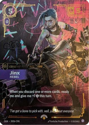 Jinx - Rebel (202/298) - Riftbound - [Riftbound Promotional Cards] Foil