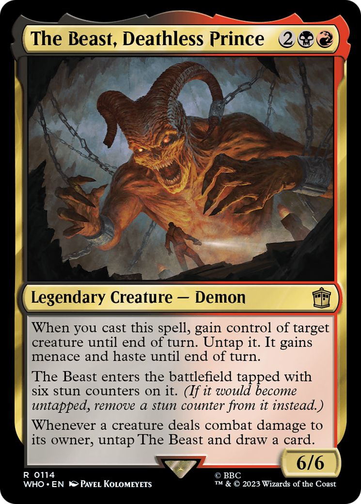 The Beast, Deathless Prince [Doctor Who] Foil