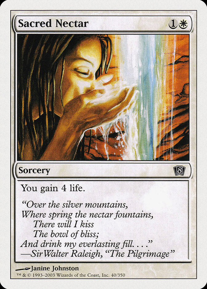 Sacred Nectar [Eighth Edition] Foil