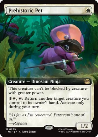 Prehistoric Pet (Extended Art)  [Teenage Mutant Ninja Turtles] Foil