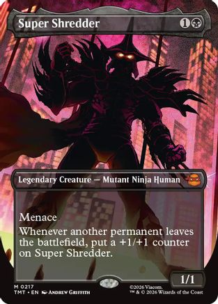 Super Shredder (Borderless)  [Teenage Mutant Ninja Turtles] Foil