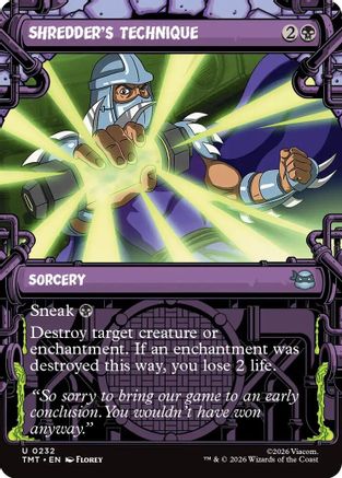 Shredder's Technique (Showcase)  [Teenage Mutant Ninja Turtles]