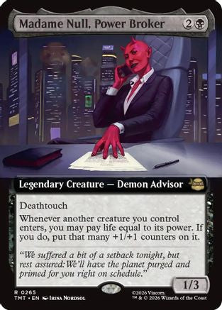 Madame Null, Power Broker (Extended Art)  [Teenage Mutant Ninja Turtles] Foil