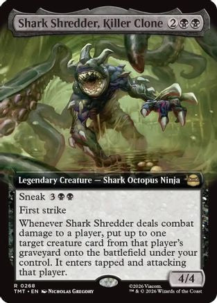 Shark Shredder, Killer Clone (Extended Art)  [Teenage Mutant Ninja Turtles] Foil