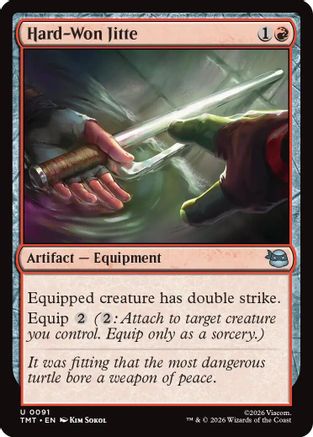 Hard-Won Jitte  [Teenage Mutant Ninja Turtles] Foil