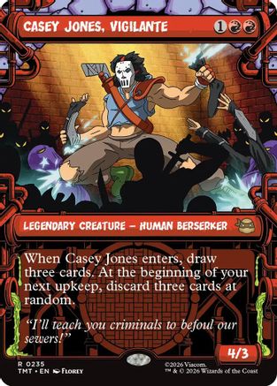 Casey Jones, Vigilante (0235) (Showcase)  [Teenage Mutant Ninja Turtles] Foil