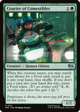 Courier of Comestibles  [Teenage Mutant Ninja Turtles]