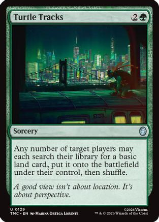Turtle Tracks  [Commander: Teenage Mutant Ninja Turtles]