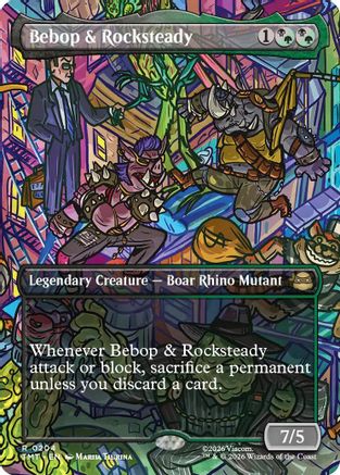 Bebop & Rocksteady (Borderless)  [Teenage Mutant Ninja Turtles] Foil