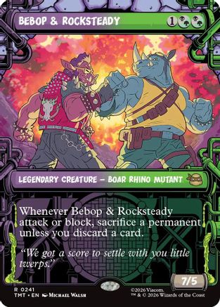 Bebop & Rocksteady (Showcase)  [Teenage Mutant Ninja Turtles] Foil