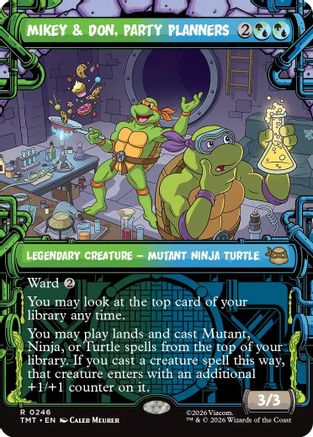 Mikey & Don, Party Planners (Showcase)  [Teenage Mutant Ninja Turtles] Foil