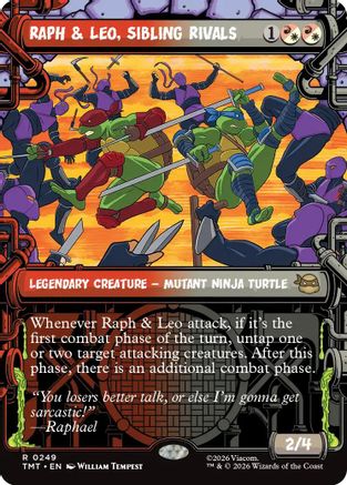 Raph & Leo, Sibling Rivals (Showcase)  [Teenage Mutant Ninja Turtles] Foil