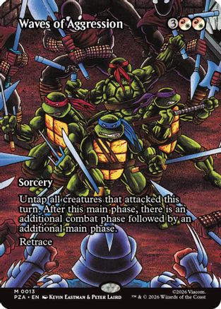 Waves of Aggression (Borderless)  [Teenage Mutant Ninja Turtles Eternal-Legal]
