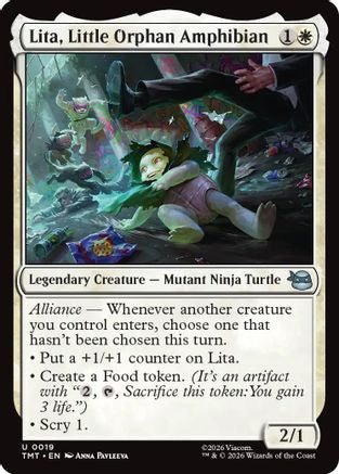 Lita, Little Orphan Amphibian  [Teenage Mutant Ninja Turtles]
