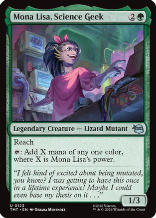 Mona Lisa, Science Geek  [Teenage Mutant Ninja Turtles]