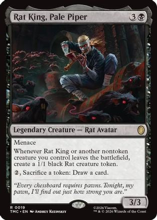 Rat King, Pale Piper  [Commander: Teenage Mutant Ninja Turtles] Foil