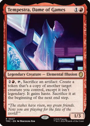 Tempestra, Dame of Games  [Commander: Teenage Mutant Ninja Turtles]