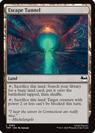 Escape Tunnel  [Teenage Mutant Ninja Turtles] Foil