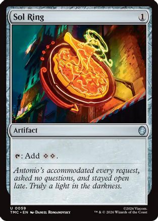 Sol Ring  [Commander: Teenage Mutant Ninja Turtles] Foil