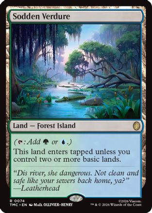 Sodden Verdure  [Commander: Teenage Mutant Ninja Turtles]