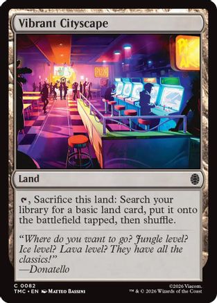 Vibrant Cityscape  [Commander: Teenage Mutant Ninja Turtles]