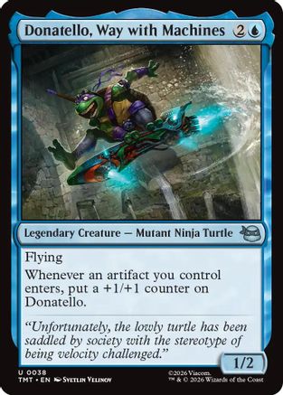 Donatello, Way with Machines  [Teenage Mutant Ninja Turtles]