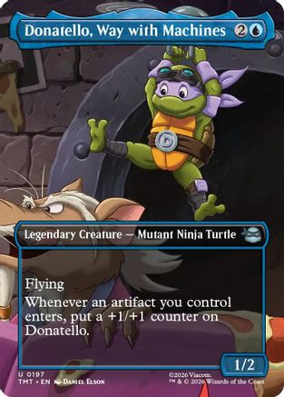Donatello, Way with Machines (Borderless)  [Teenage Mutant Ninja Turtles] Foil