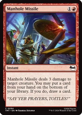 Manhole Missile  [Teenage Mutant Ninja Turtles] Foil