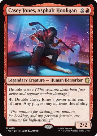 Casey Jones, Asphalt Hooligan  [Commander: Teenage Mutant Ninja Turtles]