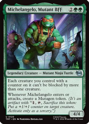 Michelangelo, Mutant BFF  [Teenage Mutant Ninja Turtles] Foil