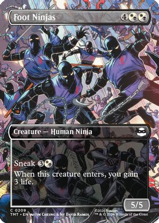 Foot Ninjas (Borderless)  [Teenage Mutant Ninja Turtles] Foil